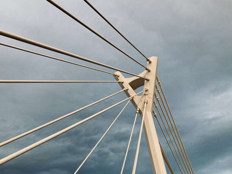 Cables d'acer del pont del Segle XXI, Castelló de la Plana